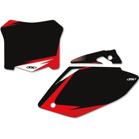 Kit de placa de matrícula gráfica precortada FACTORY EFFEX para HONDA CRF 250 R de 2008 a 2009