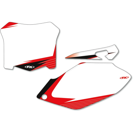 Kit de placa de matrícula gráfica precortada FACTORY EFFEX para HONDA CRF 250 R, CRF 450 R de 2013 a 2017