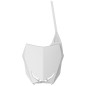 Front number plate POLISPORT white for SUZUKI RM 125, 250 from 2001 to 2008