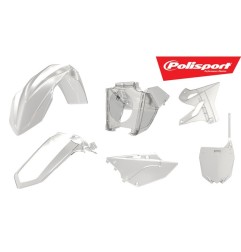 Complete transparent POLISPORT plastic kit for YAMAHA YZ, YZX 125, 250 from 2002 to 2021