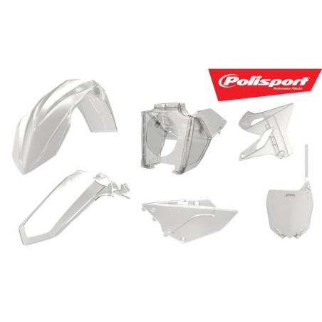 Kit completo de plástico transparente POLISPORT para YAMAHA YZ, YZX 125, 250 de 2002 a 2021