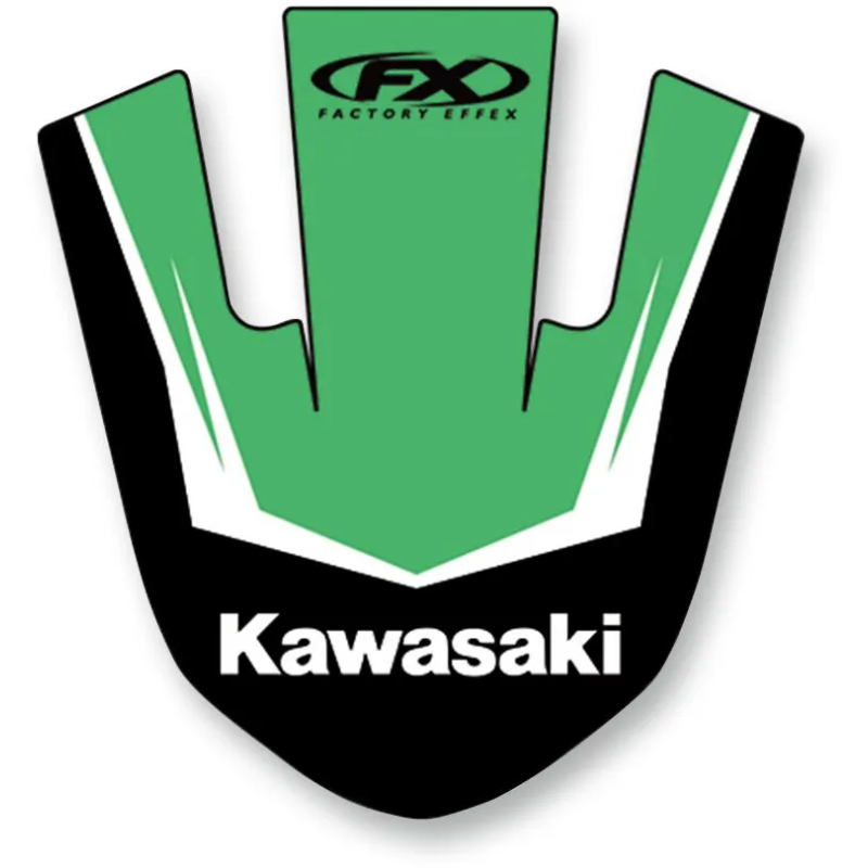 Kit Graphique de Garde-Boue Avant FACTORY EFFEX pour KAWASAKI KX 250, KX 450 de 2016 à 2018
