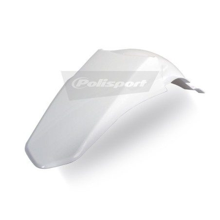 Guardabarros trasero POLISPORT blanco para YAMAHA YZ 125, 250 de 2002 a 2021