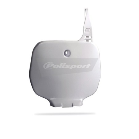 Front number plate POLISPORT white for YAMAHA YZ, YZF 125, 250, 400 from 1996 to 1999