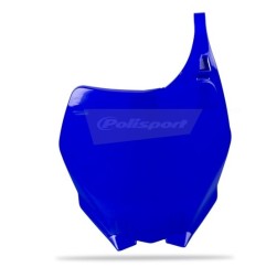 Front number plate POLISPORT blue/black for YAMAHA YZ, YZF 125, 250, 450 from 2005 to 2014