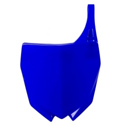 Front number plate POLISPORT blue/black/yellow fluo for YAMAHA YZ, YZF 125, 250, 450 from 2002 to 2021