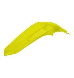 Garde boue arrière POLISPORT jaune fluo pour YAMAHA YZ 125, 250 de 2002 à 2021