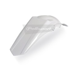 Garde boue arrière POLISPORT blanc pour YAMAHA WRF 250, 450 de 2007 à 2015