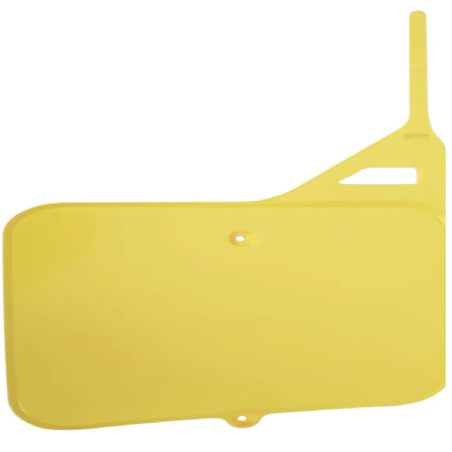 Replacement front number plate UFO for SUZUKI RM 125 from 1990 to 1995