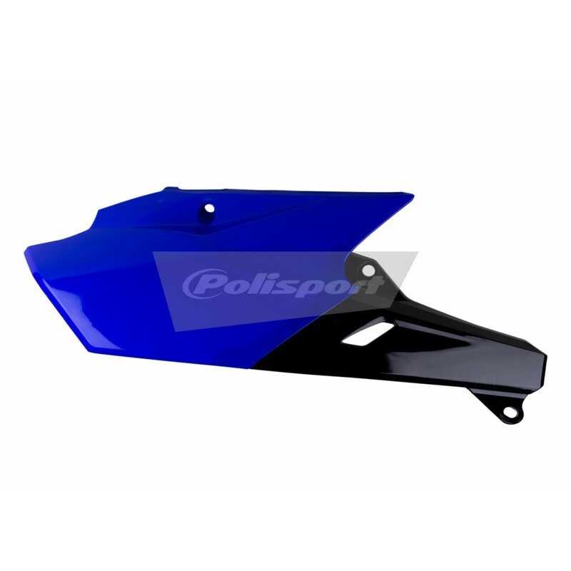 POLISPORT-Seitenverkleidungen in Blau/Schwarz für YAMAHA WRF, YZF 250, 450 der Modelljahre 2014 bis 2018 POLISPORT-Seitenverkleidungen in Blau/Schwarz für YAMAHA WRF, YZF 250, 450 der Modelljahre 2014 bis 2018