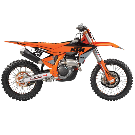 Kit déco SR2 FACTORY EFFEX pour KTM EXC 150 TBI, EXC 250 TBI, SX 125, SX 250, SX 300, SX-F 250, XC-W 150, XC-W 300
