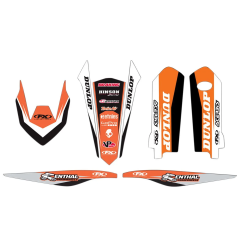 FACTORY EFFEX -Grafik-Set für KTM SX 125, SX 150, SX-F 250, SX-F 350, SX-F 450, XC 250, XC 300, XC 300 - Art.-Nr. 19-