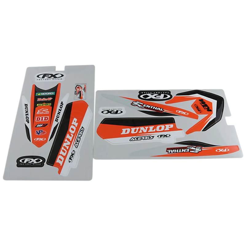 Kit embellecedor gráfico EFFEX FACTORY para KTM SX, SX-F, XC, XC-F 125-450 de 2018 a 2023 Kit embellecedor gráfico EFFEX FACTORY para KTM SX, SX-F, XC, XC-F 125-450 de 2018 a 2023