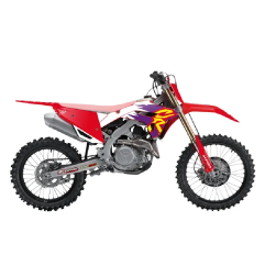 BLACKBIRD -RACING-Retro-Dekor-Set für HONDA CRF 250 RX, CRF 450, CRF 450 R-S, CRF 450 RL, CRF 450 RWE der Modelljahre 2021 bis 2