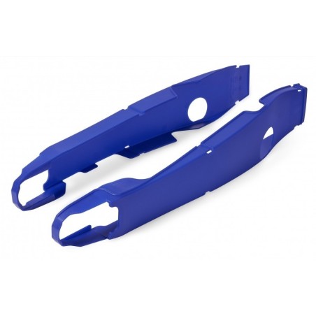 Protectores de basculante POLISPORT azules para FANTIC XE, XX, YAMAHA YZ, YZX, WRF 125, 250, 450 de 2006 a 2026