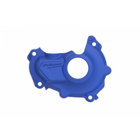 Blue POLISPORT ignition cover for YAMAHA YZ, YZX 250 from 2006 to 2026