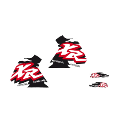Kit déco Dream 4 BLACKBIRD pour HONDA XR 600 de 1988 à 1999