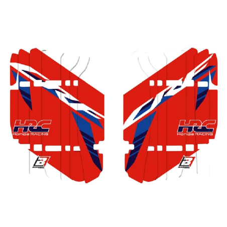 Grilles de radiateur avec graphisme Team Honda HRC 2022 BLACKBIRD pour HONDA CRF 250 L, CRF 250 L ABS de 2014 à 2017
