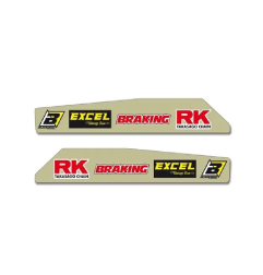 Autocollants de bras oscillant BLACKBIRD pour HONDA CR 125, CR 250, CRF 125 FB, CRF 250, CRF 250 L ABS de 2000 à 2023