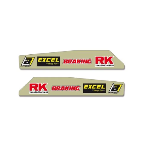 Autocollants de bras oscillant BLACKBIRD pour HONDA CR 125 R, CR 250 R, CRF 125 FB, CRF 250 F, CRF 250 L ABS, CRF 250 R