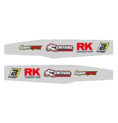 BLACKBIRD swingarm decals for HUSQVARNA FC 250, FC 350, FC 450, FE 250, FE 350, FE 350 from 2017 to 2023