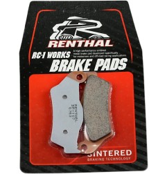 RENTHAL -Bremsbeläge RC-1 Works für APRILIA, BMW, GAS GAS, HUSABERG, HUSQVARNA von 1995 bis 2024 – Art.-Nr. BP-107