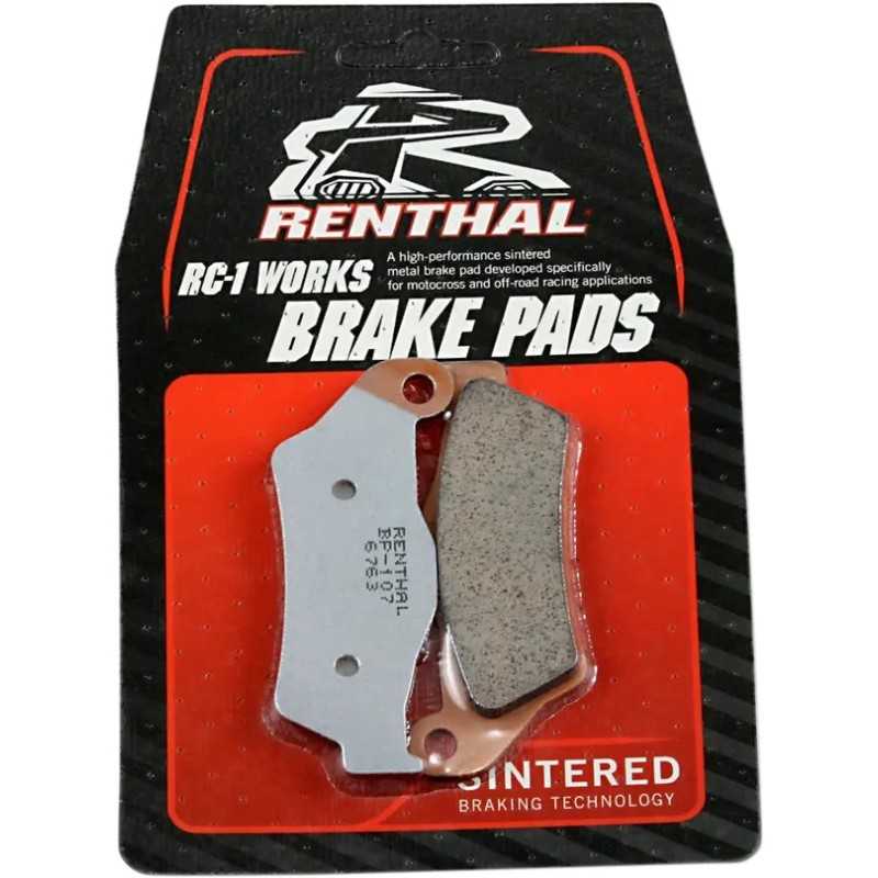 RENTHAL -Bremsbeläge RC-1 Works für APRILIA, BMW, GAS GAS, HUSABERG, HUSQVARNA von 1995 bis 2024