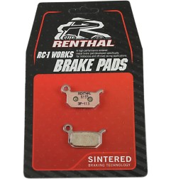 RC-1 Works RENTHAL brake pads for GAS GAS, HUSQVARNA, KTM MC 50, MC-E 5, EE 5, TC 50, SX 50 from 2004 to 2025