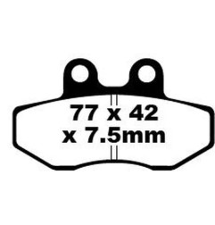 FA EBC series organic brake pads for APRILIA, BETA, GAS GAS, HUSQVARNA, RIEJU from 1985 to 2013