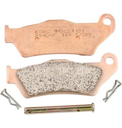 Plaquettes de frein « MXS » frittées Racing EBC pour APRILIA, BENELLI, BMW, GAS GAS, HUSABERG, HUSQVARNA de 1994 à 2026