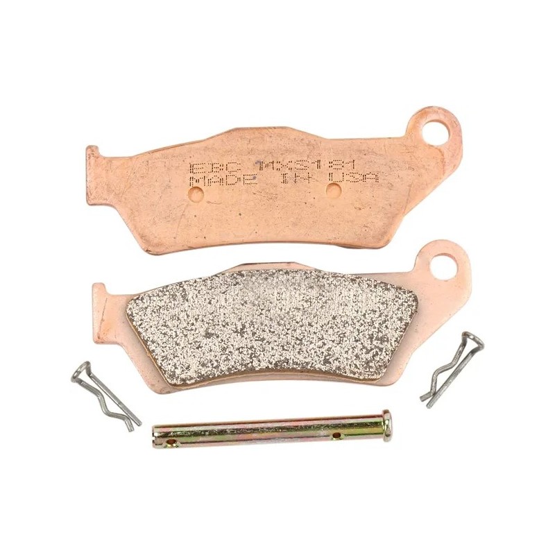 Plaquettes de frein « MXS » frittées Racing EBC pour APRILIA, BENELLI, BMW, GAS GAS, HUSABERG, HUSQVARNA de 1994 à 2026 Plaquettes de frein « MXS » frittées Racing EBC pour APRILIA, BENELLI, BMW, GAS GAS, HUSABERG, HUSQVARNA de 1994 à 2026