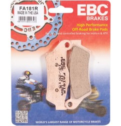 EBC "R" pastillas de freno sinterizadas de larga duración para APRILIA, BENELLI, BMW, GAS GAS, HUSABERG, HUSQVARNA de 1994 a 202