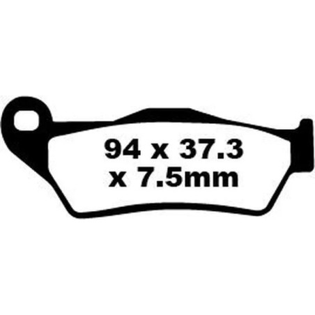 Fusion TT Sport EBC pastillas de freno de carbono para APRILIA, BENELLI, BMW, GAS GAS, HUSABERG, HUSQVARNA de 1994 a 2024