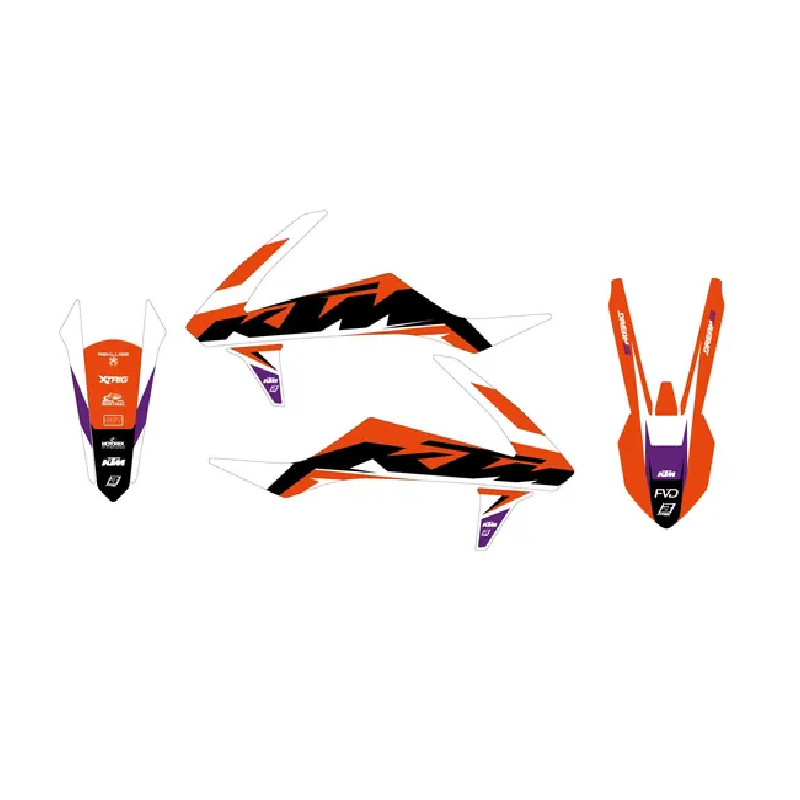 Dream 5 BLACKBIRD deco kit for KTM EXC 300, EXC 300 TPI, EXC-F 250, EXC-F 350, SX 125, SX 150, SX-F 250, SX-F 350, SX-F 450