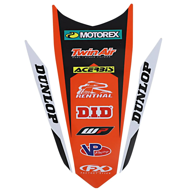 Factory Effex-Kotflügelsatz hinten für KTM SX 125–250, SX-F 250–450, XC 125–300, XC-F 250–450 der Modelljahre 2019 bis 2022