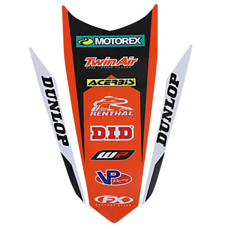 Kit garde-boue arrière Factory Effex pour KTM SX 125-250, SX-F 250-450, XC 125-300, XC-F 250-450 de 2019 à 2022