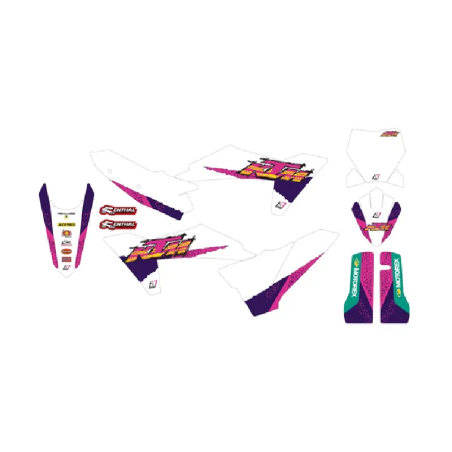 Kit decorativo retro BLACKBIRD para KTM SX 125, SX 250, SX 300, SX-F 250, SX-F 350, SX-F 450 a partir de 2023