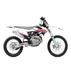 Kit déco rétro BLACKBIRD pour KTM EXC 150 TPI, EXC 250 TPI, EXC 300 TPI, EXC-F 250, SX 125, SX 150, SX 250, SX-F 250