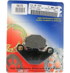 FA" base EBC organic brake pads for APRILIA, BETA, YAMAHA ETX 125, MOTO 6.5, TDR 125 from 1989 to 2025