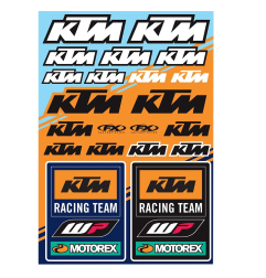 Planche d'Autocollants FACTORY EFFEX pour MotoCross