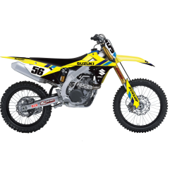 Kit déco EVO20 FACTORY EFFEX pour SUZUKI RM-Z 250, RM-Z 450 de 2018 à 2026