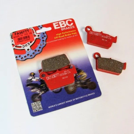 Fusion TT Sport EBC carbon brake pads for BETA, KTM, RIEJU ALP 125, ALP 200 from 2003 to 2025