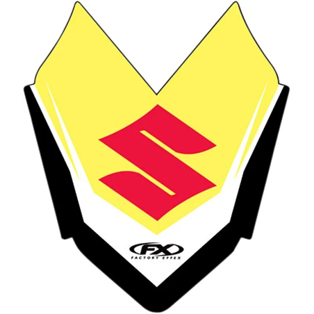 Factory Effex front fender graphics kit for Suzuki RM-Z 250, RM-Z 450 from 2018 to 2026