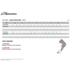 Coudière Alpinestars Bionic Flex ELBOW taille aux choix