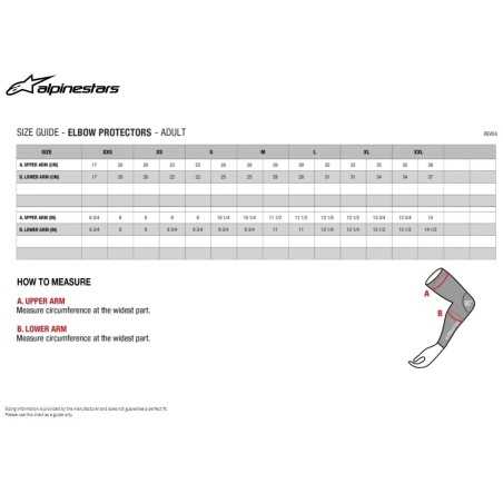 Coudière Alpinestars Bionic Flex ELBOW taille aux choix