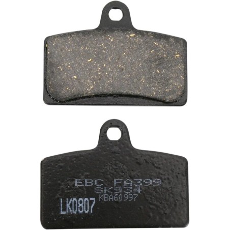 Plaquettes de frein organiques base "FA" EBC pour BLATA ENDURO 125, SUPERMOTO 125 de 1998 à 2024