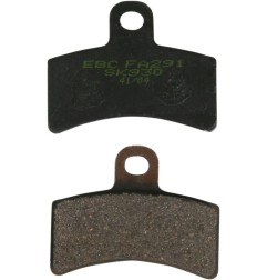 Organische Bremsbeläge der „FA“-Serie „ EBC “ für GAS GAS EC 50, EC BOY 50, MC BOY 50, TRIAL 125 GP der Baujahre 1999 bis 2005 –