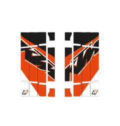 Grille de radiateur Trophy BLACKBIRD pour KTM EXC-F 250, EXC-F 350, EXC-F 450, EXC-F 500, SX 125, SX 150, SX 250, SX-F 250
