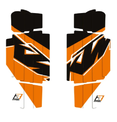 Grille de radiateur Trophy BLACKBIRD pour KTM SX 125, SX 250, SX 300, SX-F 250, SX-F 350, SX-F 450 de 2023