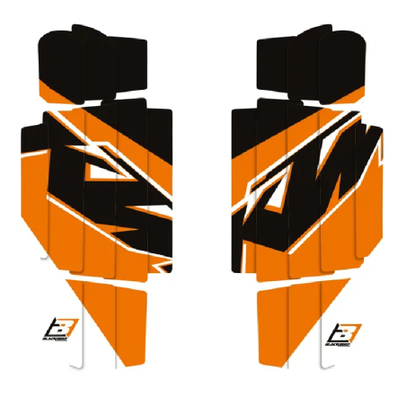 Grille de radiateur Trophy BLACKBIRD pour KTM SX 125, SX 250, SX 300, SX-F 250, SX-F 350, SX-F 450 de 2023